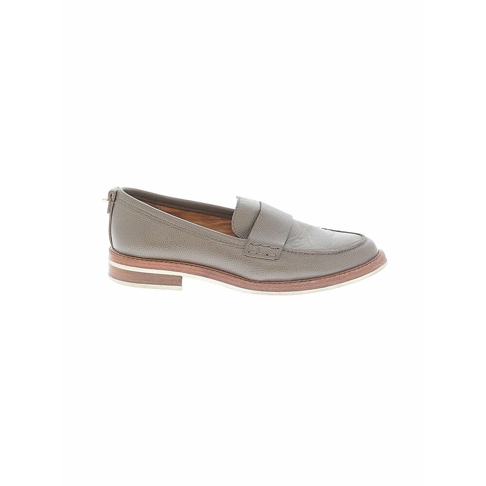 Coach Shoes Loafer Taupe Indigo A9284 Shoe Size 10